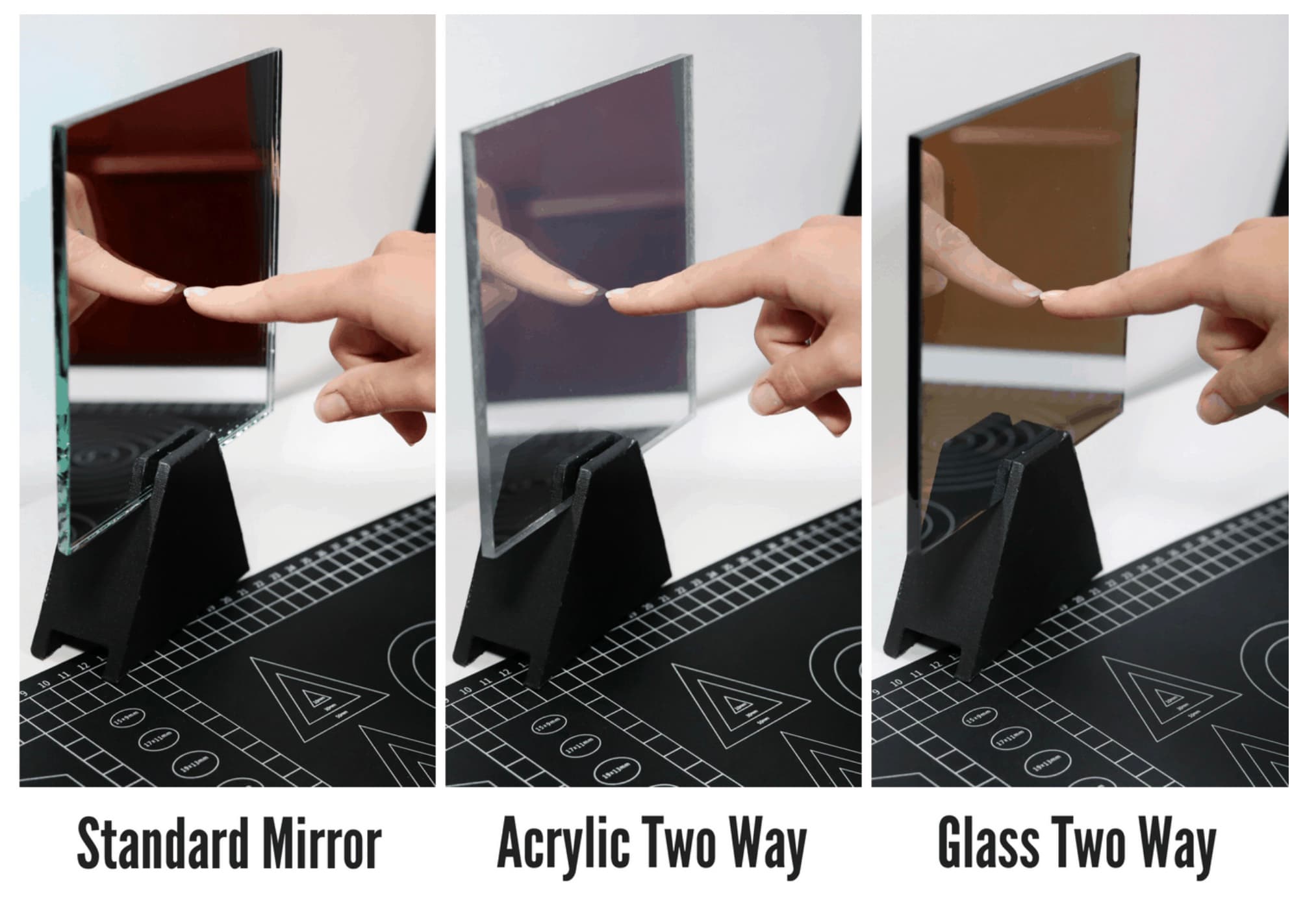 Two-Way Mirror - custom mirror installation by Monticello Glass